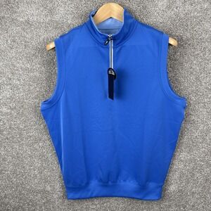 Fairway & Greene F&G Tech Men's Small Sleeveless Golf Pullover‎ Vest Blue NEW